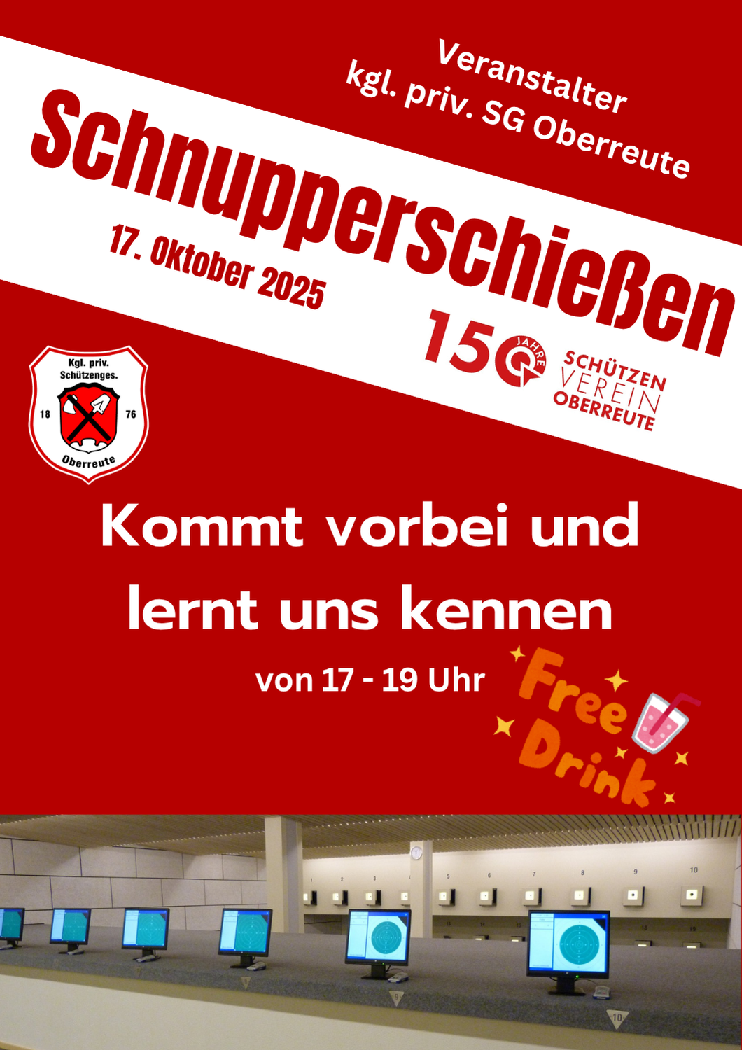 Flyer für Schnupperschießen